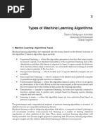 InTech-Types of Machine Learning Algorithms