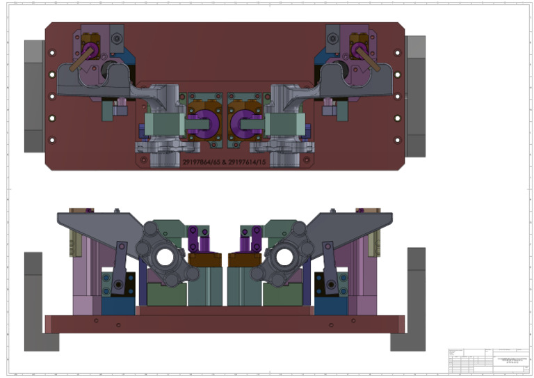 Chamber Bracket Machining Fixture (29197864 - 65 & 29197614 - 15) | PDF ...