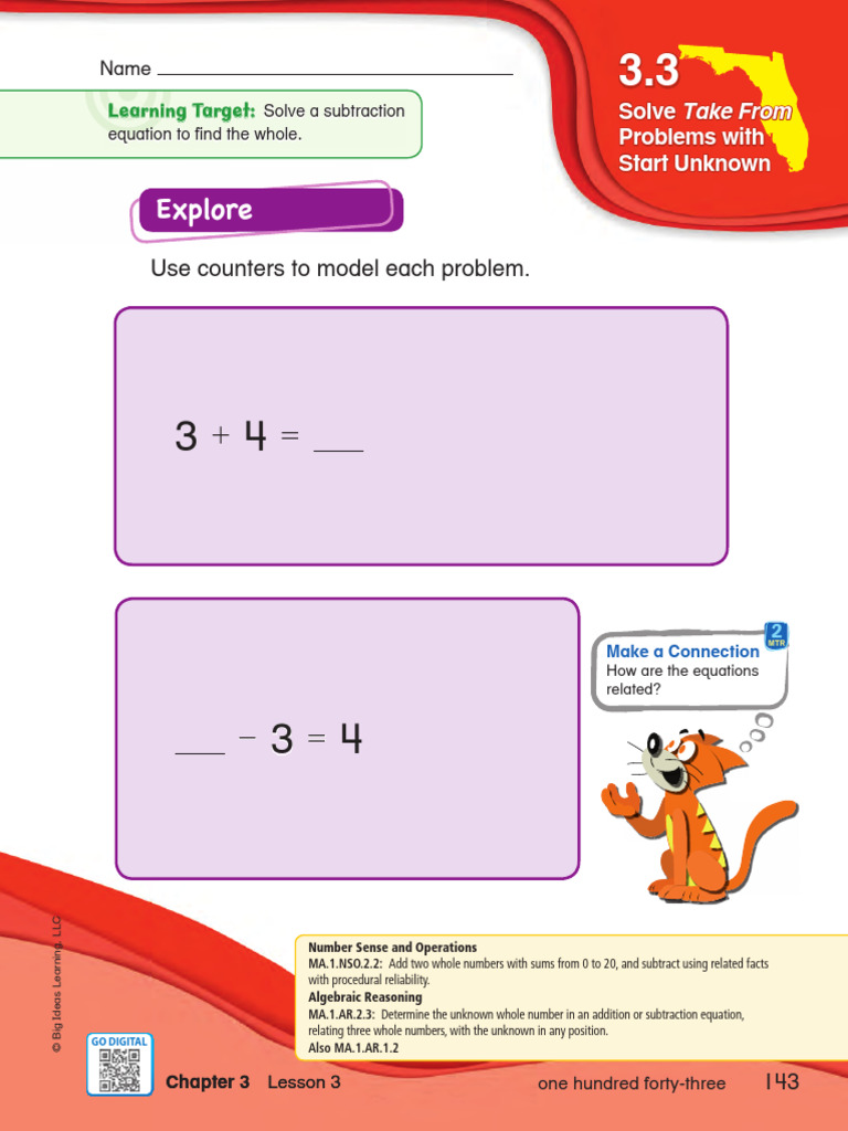 17 Math fl23 1stgrade Ipe 03 | PDF | Equations | Mathematics