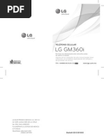 LG GM360i Guía del usuario