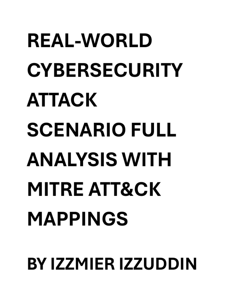 Real World Cybersecurity Attack | PDF | Ransomware | Malware