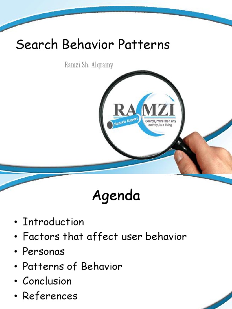 Human Search Behavior Patterns | PDF | Information Retrieval | Expert