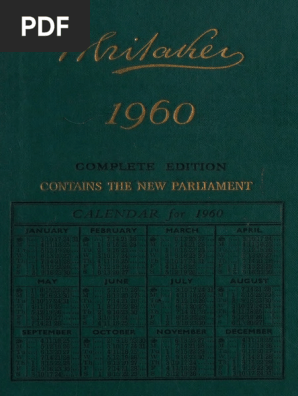 1960 An Almanack For The Year of Our Lord | PDF | Psychology