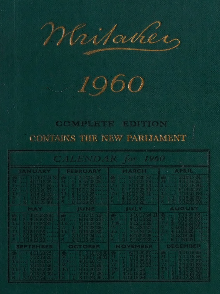 1960 An Almanack For The Year of Our Lord | PDF | Psychology