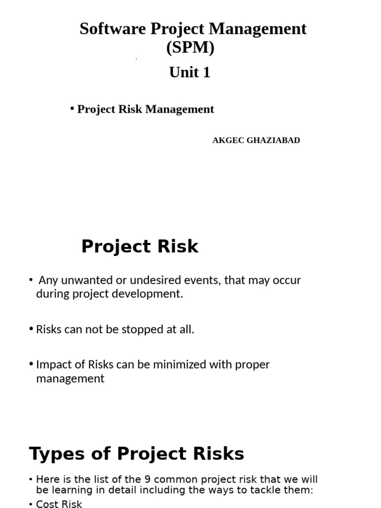 Effective Project Risk Management Guide | PDF | Risk Management | Risk