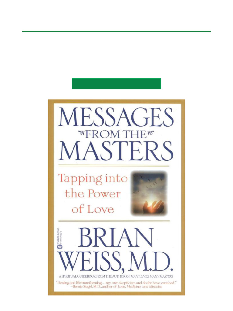 Messages from the Masters PDF Download | PDF
