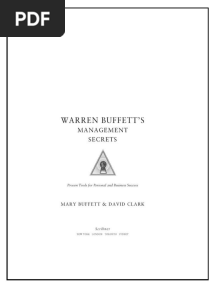 Warren Buffetts Management Secrets Mary Buffett David Clark download