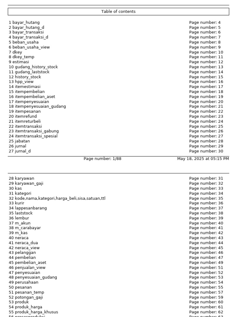 Database Schema Overview and Details | PDF | Email | Communications ...