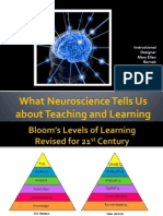 What Neuroscience Tells About Teach Learn