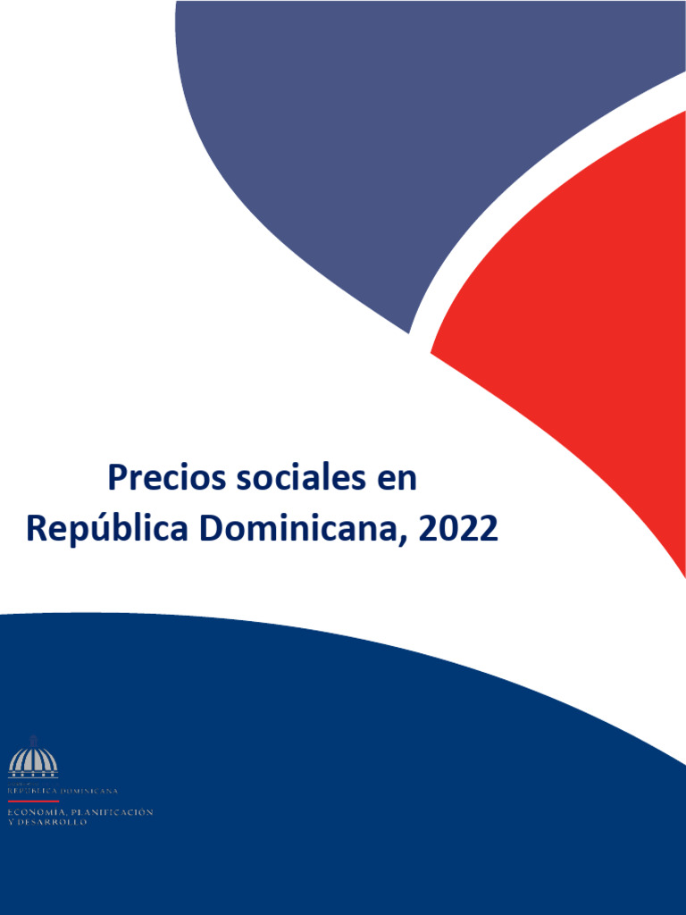 Precios Sociales en RD 2022: Estimaciones Clave | PDF | Desempleo ...