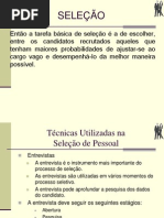 Aula Seleção