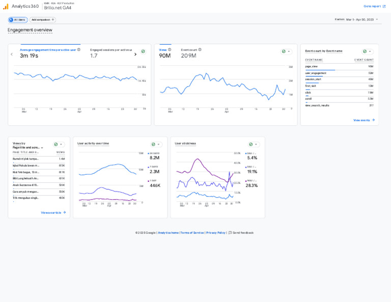 Engagement Overview Report | PDF