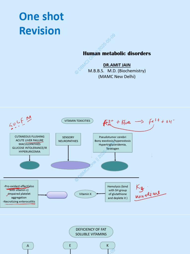 Human Metabolic Disorders Overview | PDF | Diseases And Disorders