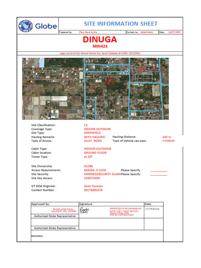 Dinuga Site Facilities Overview | PDF | Direct Current | Alternating ...