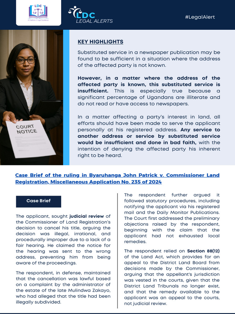 Judicial Review Ruling on Land Title | PDF | Common Law | Separation Of ...