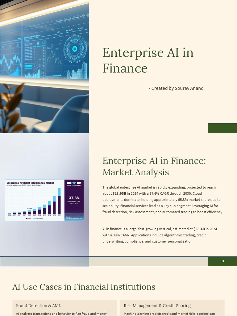 AI Innovations in Finance Sector | PDF | Artificial Intelligence ...