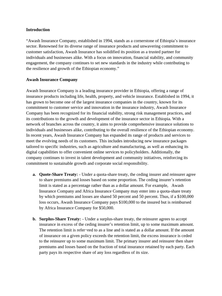 Assignment For Risk Management | PDF | Reinsurance | Insurance