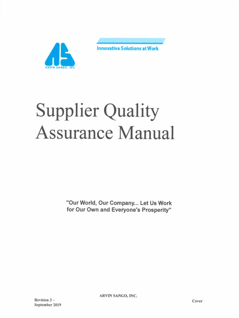 Arvin Sango SQAM Rev. 3 | PDF, image size:768x1024