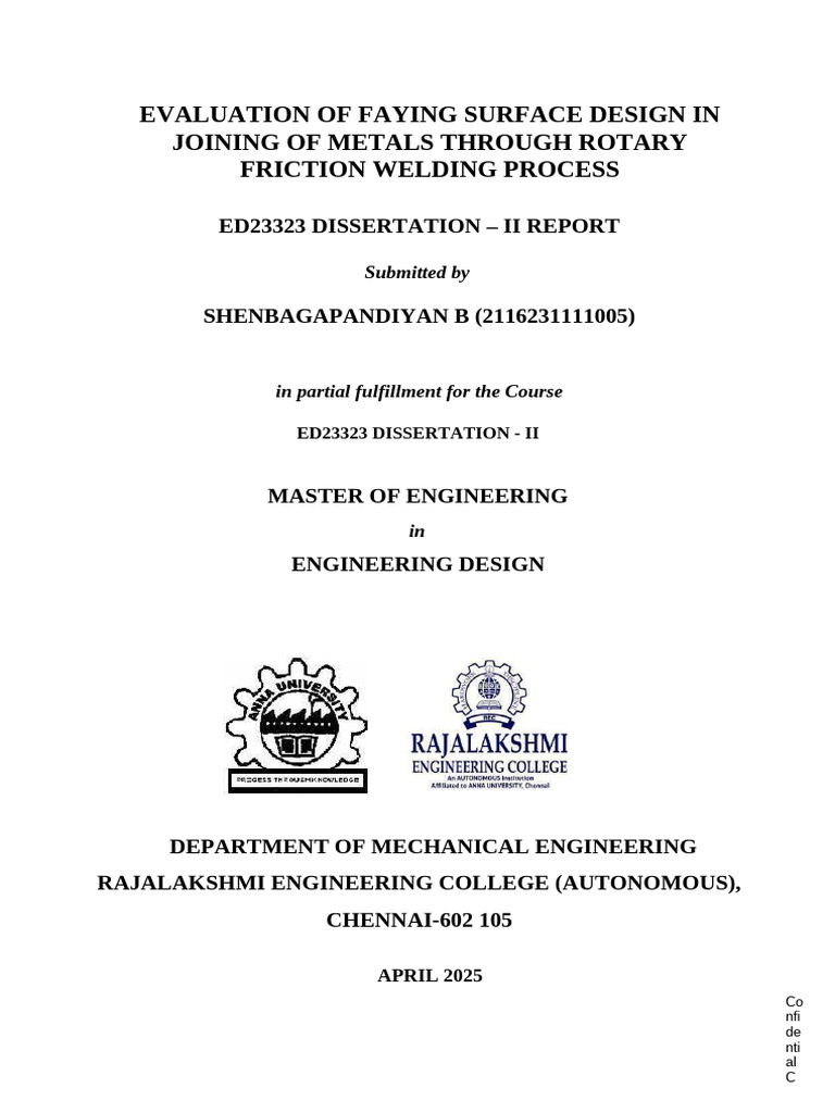 Faying Surface Design in RFW Evaluation | PDF | Welding | Construction