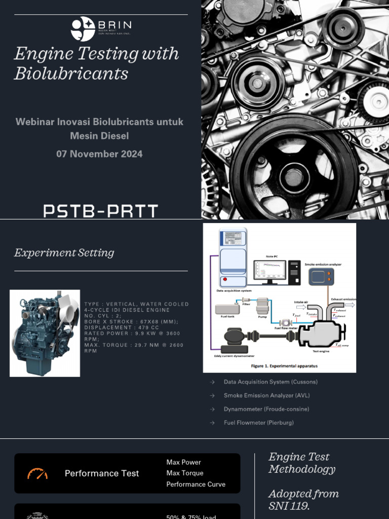 Biolubricant Engine Performance Testing | PDF | Lubricant | Engines