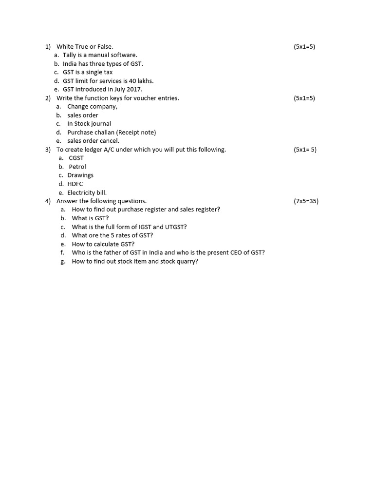 GST Basics and Voucher Entry Guide | PDF