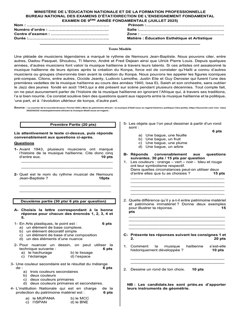 examen-9-me-2025-mod-le-et-questions-pdf