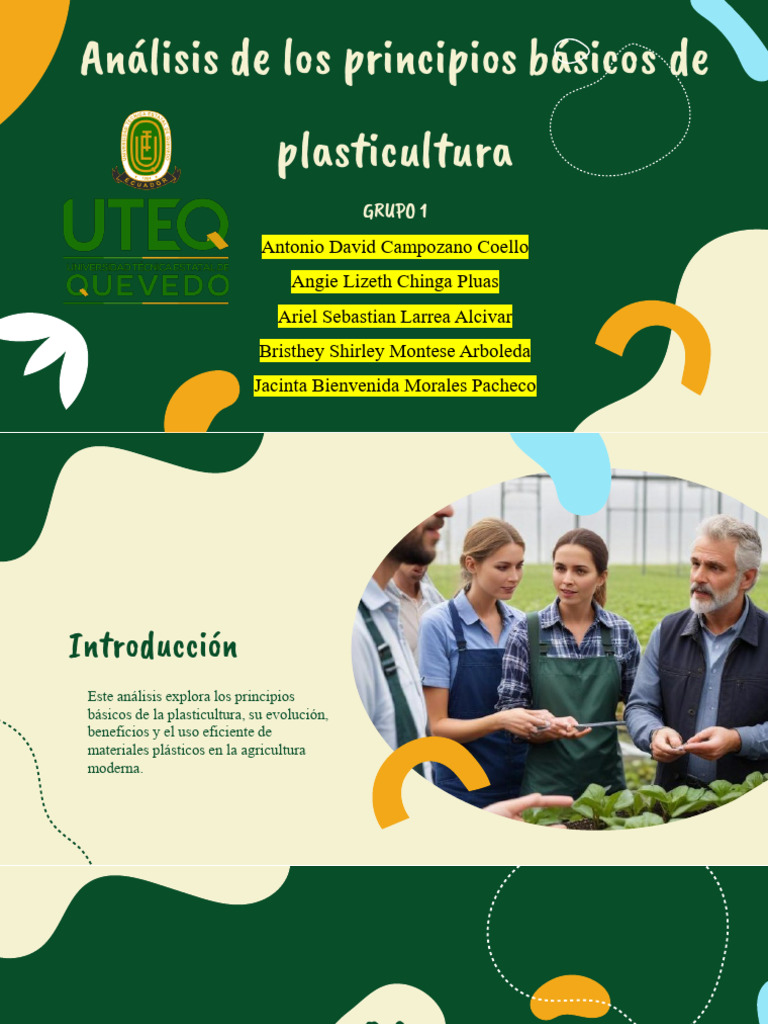 Principios de Plasticultura en Agricultura | PDF | Agricultura | El ...