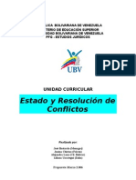 Estado y Resolución de Conflictos