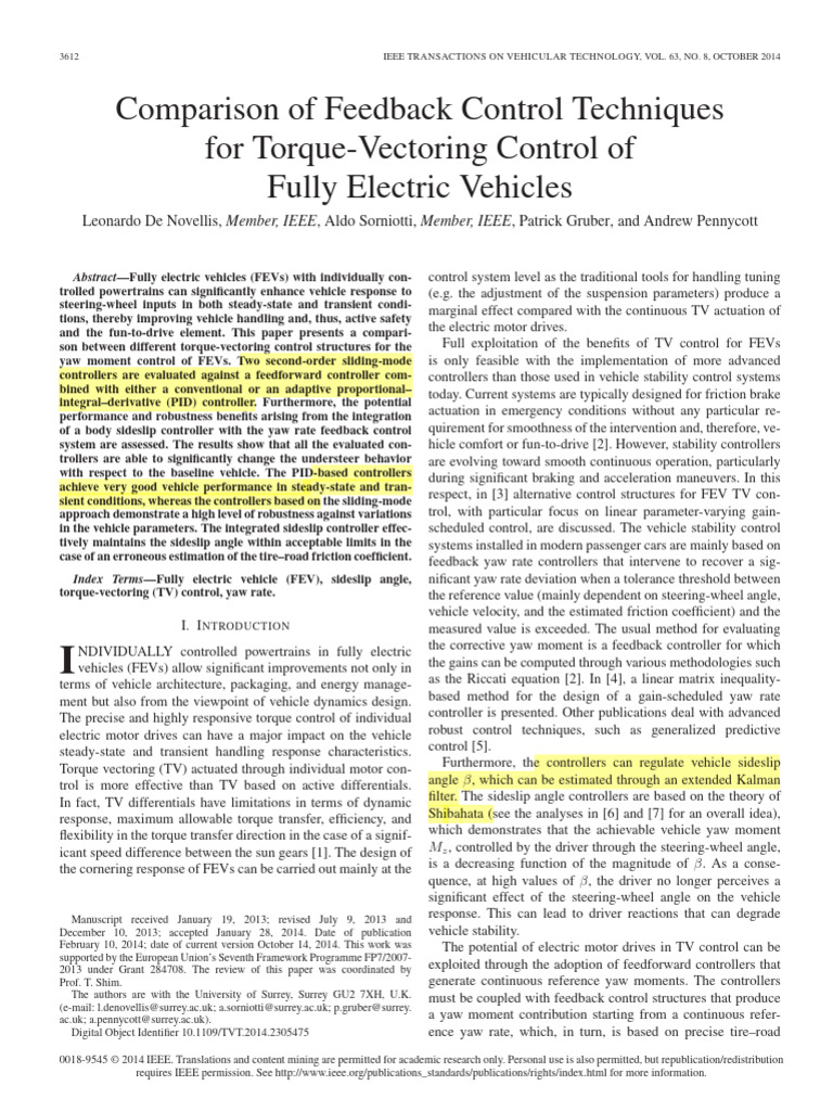 Comparison - of - Feedback - Control - Techniques - For - Torque ...