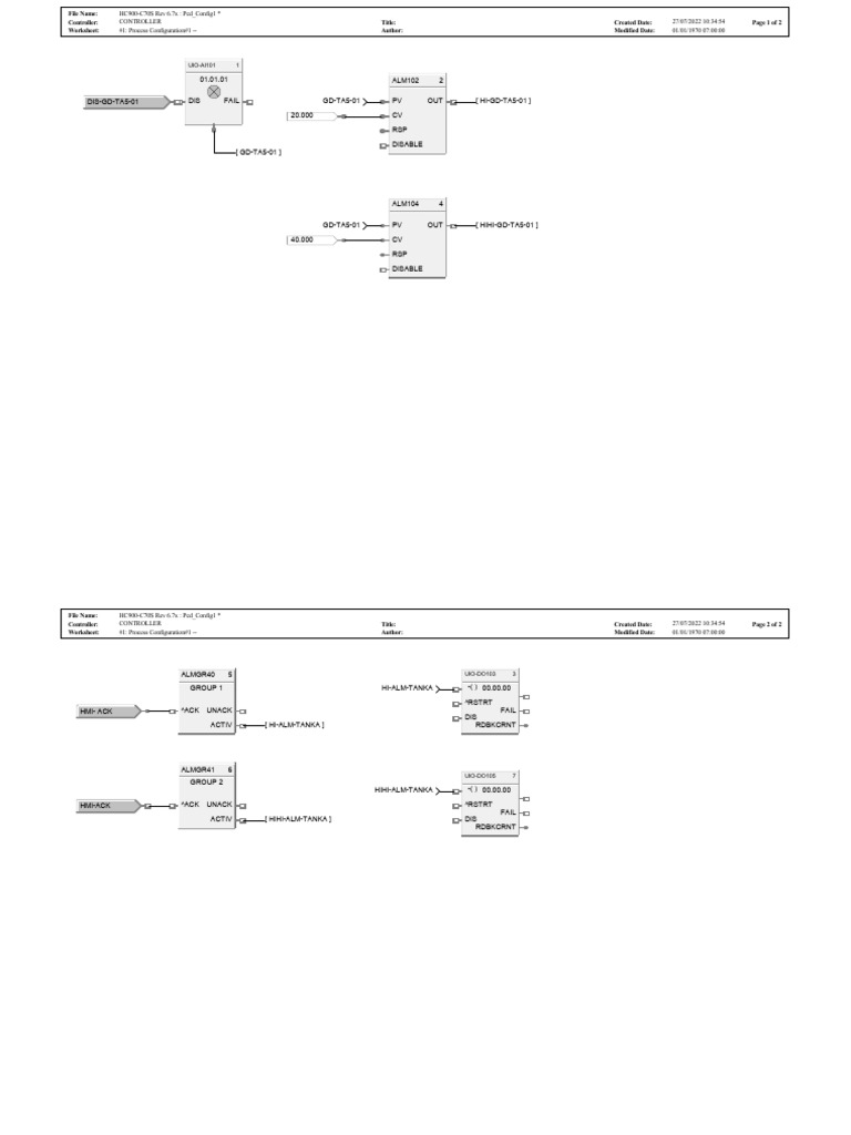 HC900-C70S Process Configuration Guide | PDF