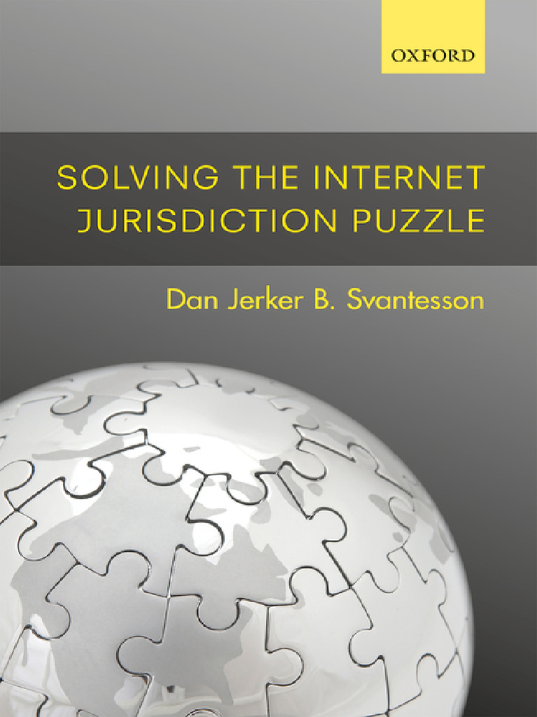 Solving The Internet Jurisdiction Puzzle | PDF | Interoperability ...
