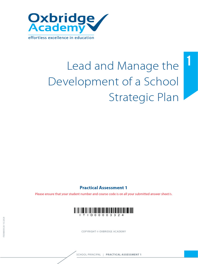 School Strategic Plan Assessment Guide | PDF | Educational Assessment ...