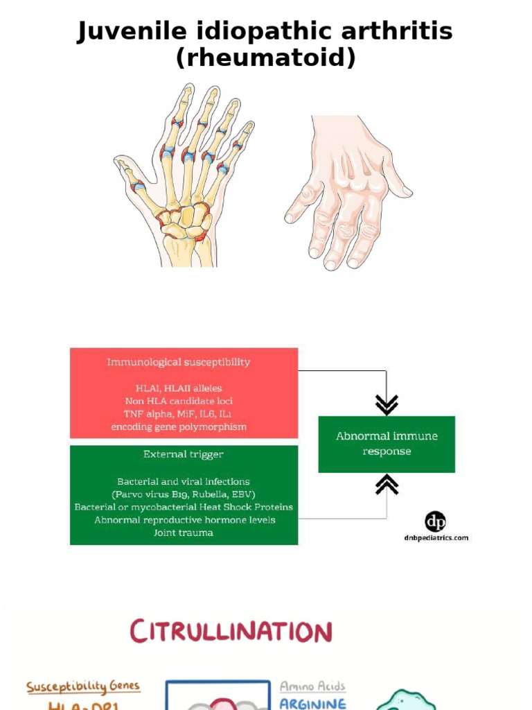 Juvenile Idiopathic Arthritis | PDF