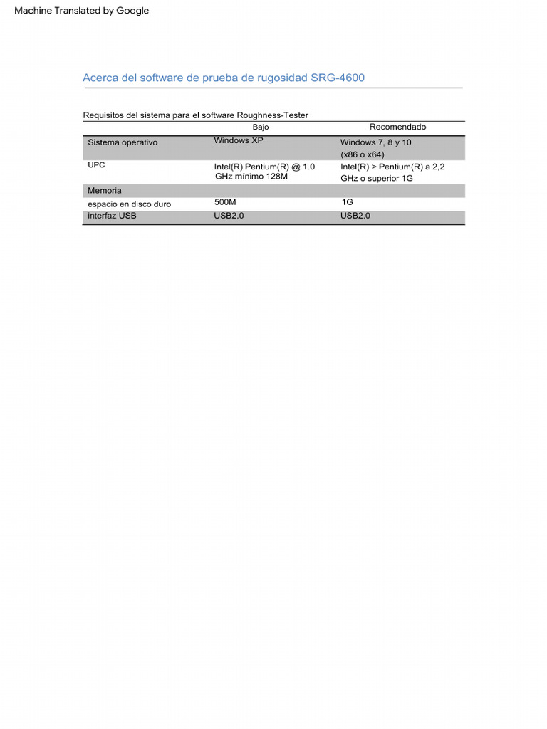 SRG-4600 Software Instructions Español | PDF | Archivo de computadora ...