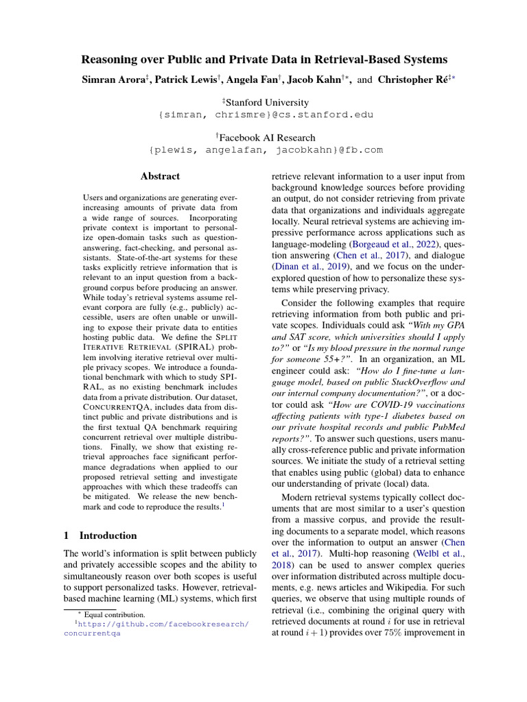 Public-Private Data Retrieval Framework | PDF | Information Retrieval ...