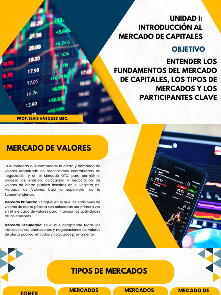 Presentación Unidad 1 Inversiones y Mercado de Valores | PDF | Bolsa ...