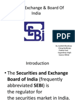 Security Exchange & Board of India