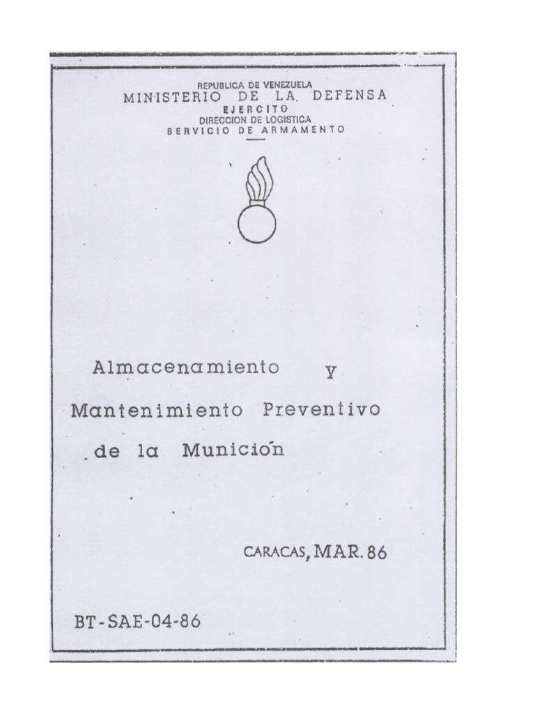 Directiva Del Saej BT Sae 04 86 Almacenamiento y Mantenimiento Prev | PDF