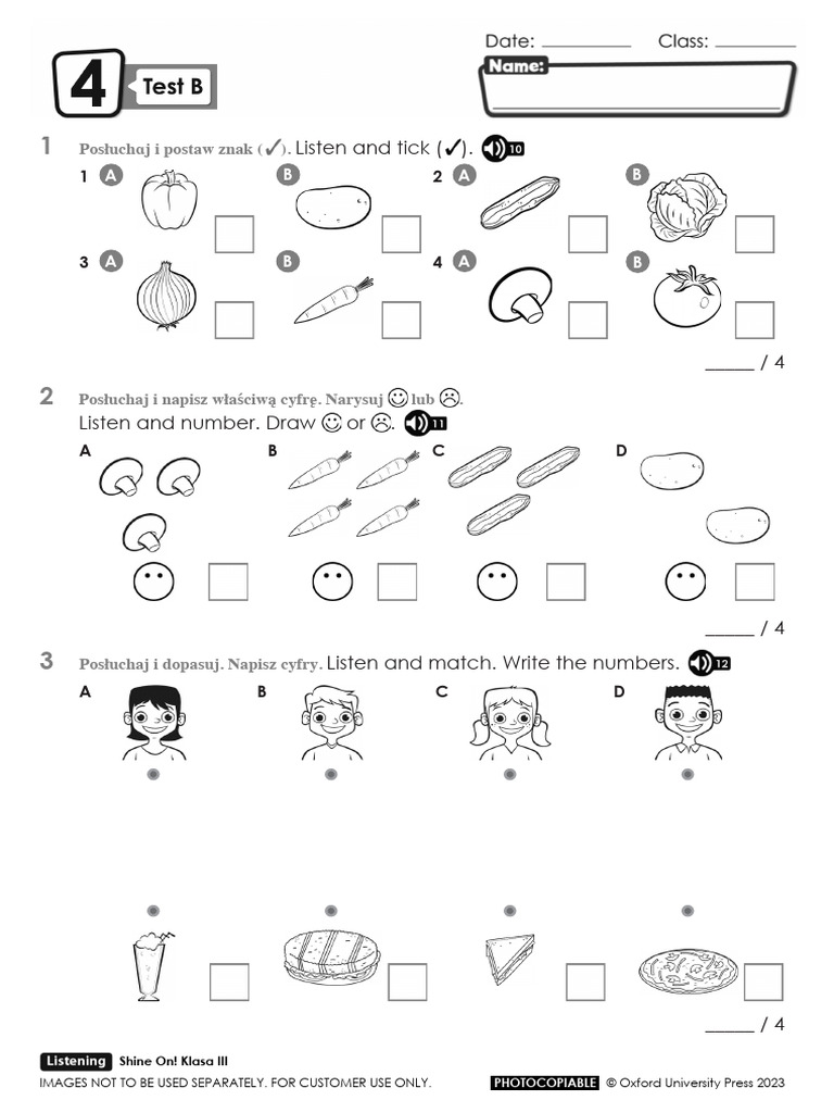 04 SOP3 Unit 4 Tests B | PDF