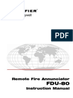 Remote Fire Annunciator Instruction Manual: Document 51264 12/28/2006 Rev