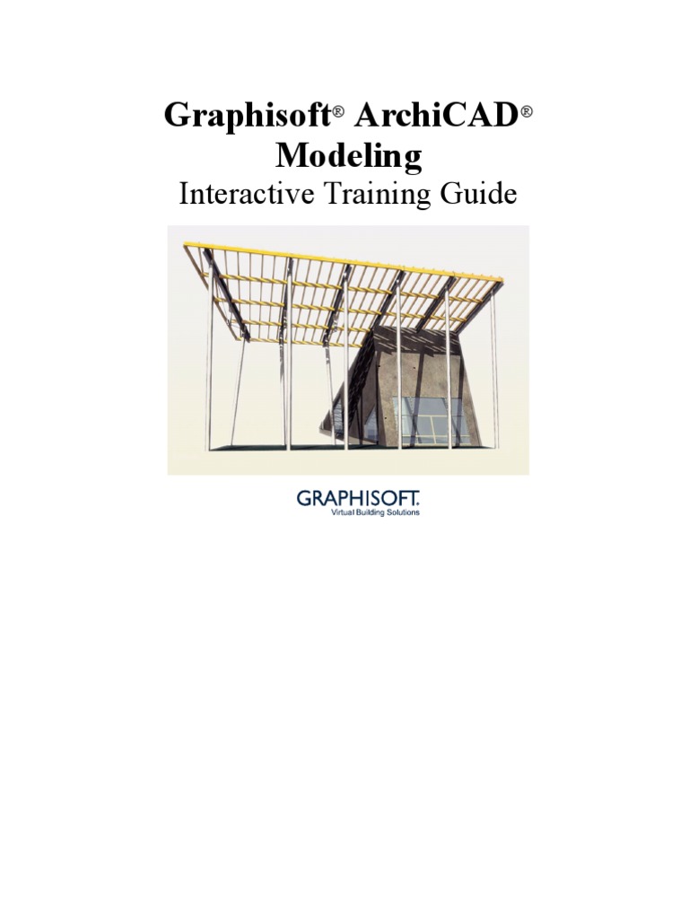 ArchiCAD Modeling E-Guide | PDF | Beam (Structure) | Computing