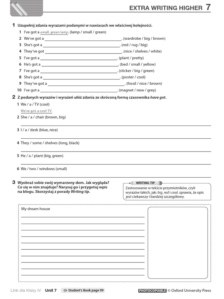Assets Download Writing Link L4 U7 Writing Higher Ws | PDF
