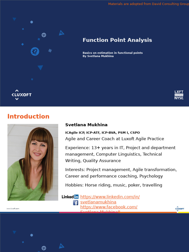 Function Point Analysis Basics Guide | PDF | System | Databases