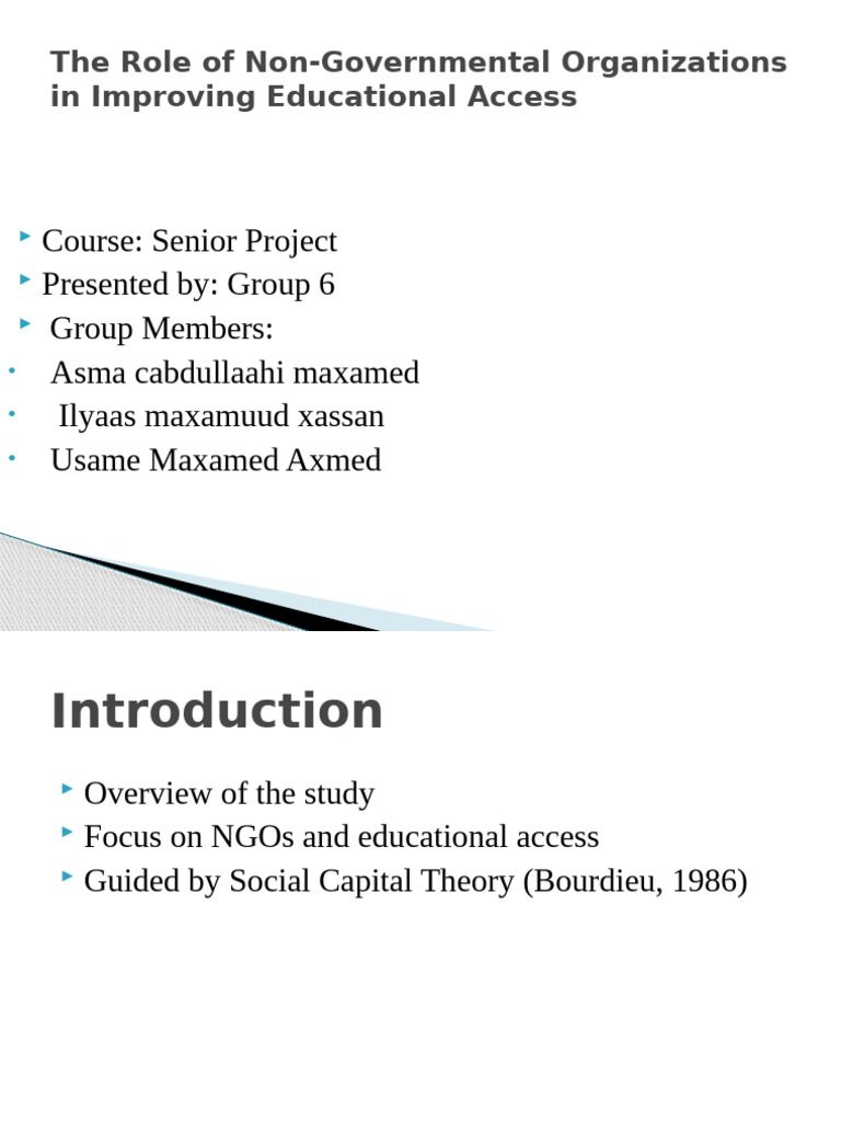 NGO Presentation Group6 | PDF | Non Governmental Organization