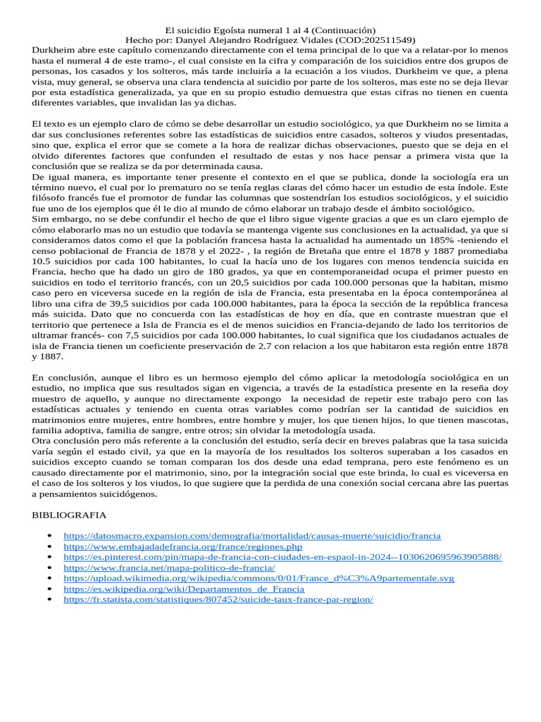 Capitulo Tres Durkheim Numeral 1 Al 4 | PDF | Emile Durkheim