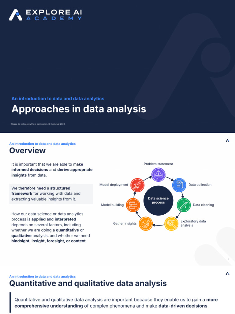 Data Analysis Framework Overview | PDF | Data Analysis | Analytics