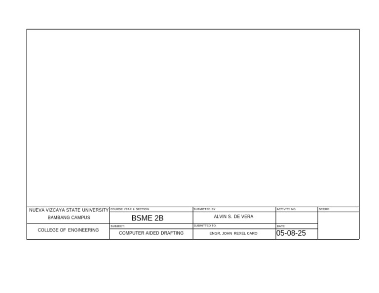 Cad Template | PDF