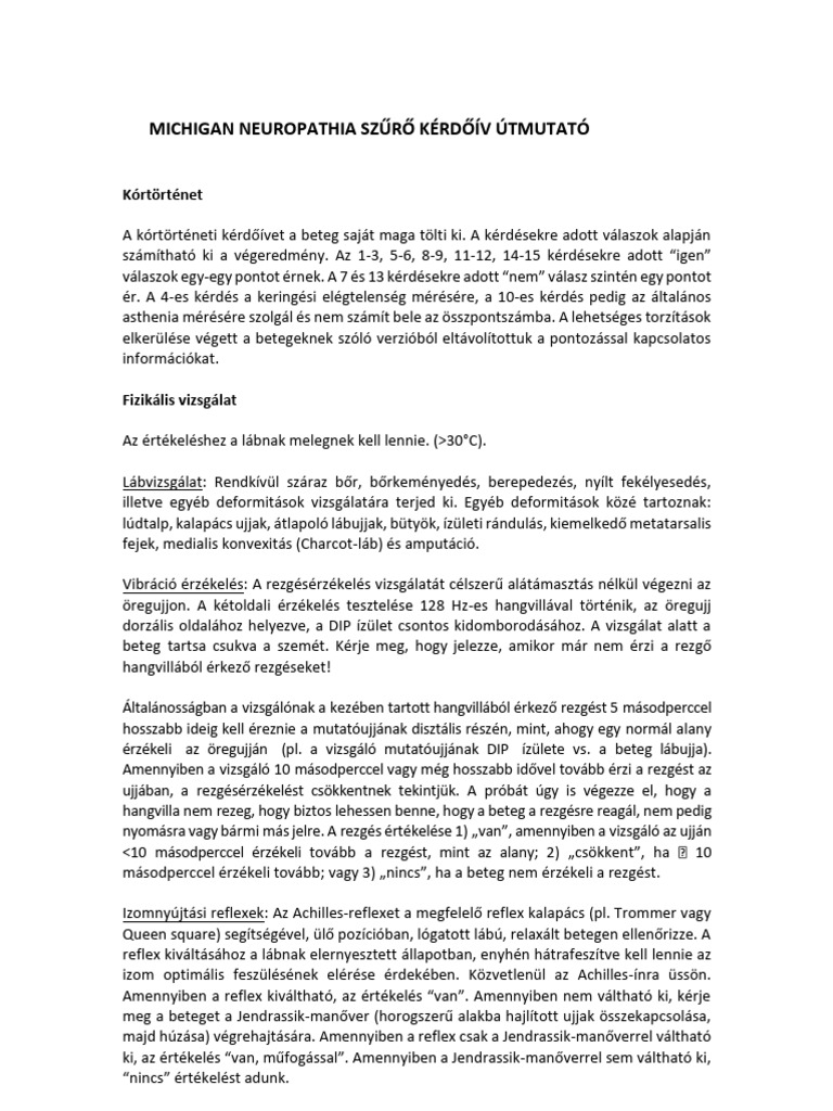 MNSI Értékelés Magyar | PDF