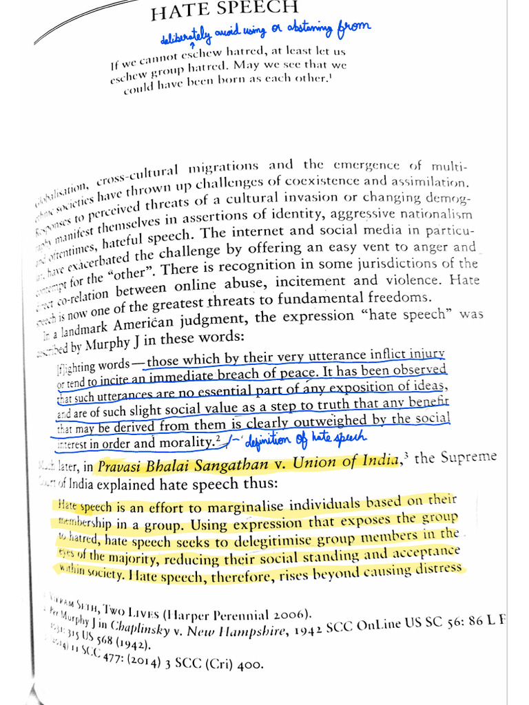 Hate Speech and Media | PDF