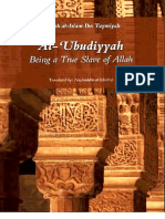 Al-Uboodiya Being A True Slave of Allah